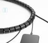 Ugreen 3-Meter Cable Organizer Sleeve - Flexible & Durable Black Cord Management Solution