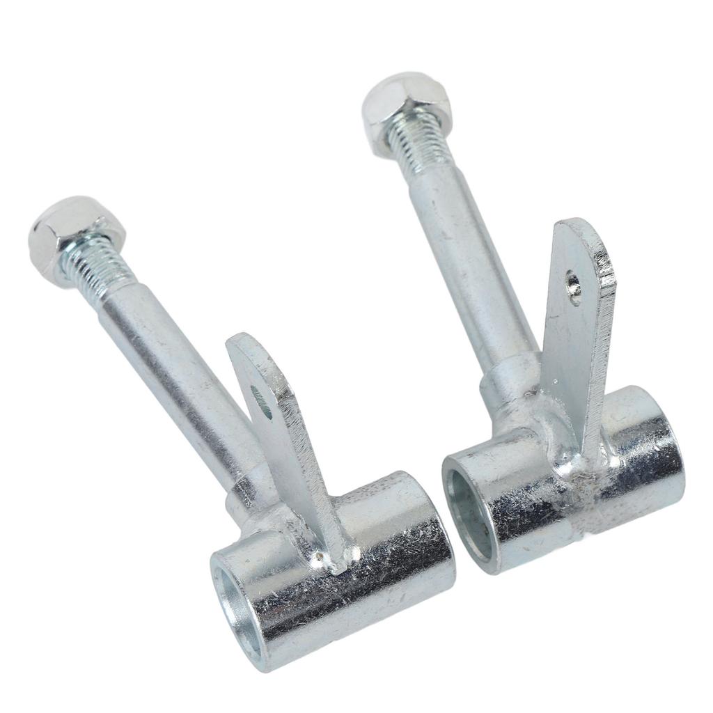 1 Pair M14 Front Wheel Steering Spindle Stud Flange with 4pcs 10mm Bearings for Go Kart ATV Quad