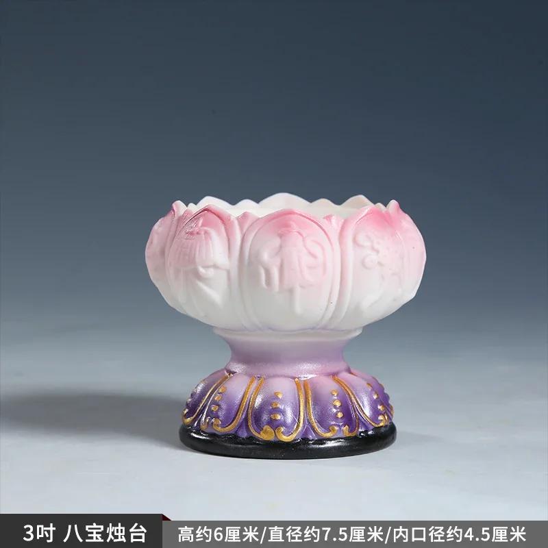 

1 шт. керамический подсвечник ручной работы, расписанный вручную, подсвечник для дома, масляная лампа, лотос, украшение по фен-шуй, аксессуары для украшения комнаты