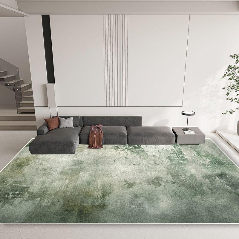 Light Green Carpet Living Room Soft Anti-slip Design Large Area Rugs American Style Decoration Bedroom Lounge Floor Mat Washable