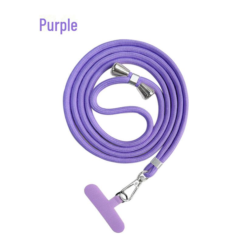 Adjustable Retractable Crossbody Phone Lanyard - Unisex Poly Neck Strap with Clip