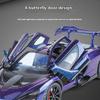 1/24 Scale Mclaren Senna Supercar Alloy Car Model, Simulated Sound and Light Racing, Children's Toy Car Ornaments for Boys Holiday Gifts