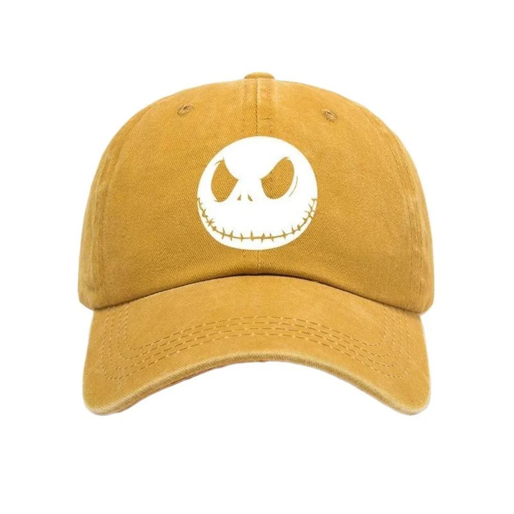 Fashion Nightmare Before Christmas Jack Casual Hat Baseball Caps Breathable Snapback Sun Hats Adjustable Color Peaked Cap Unisex