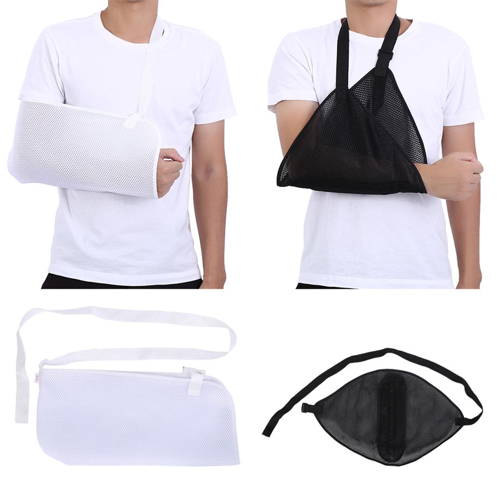 Adjustable Breathable Mesh Arm Sling Elbow Brace Support Shoulder Immobilizer