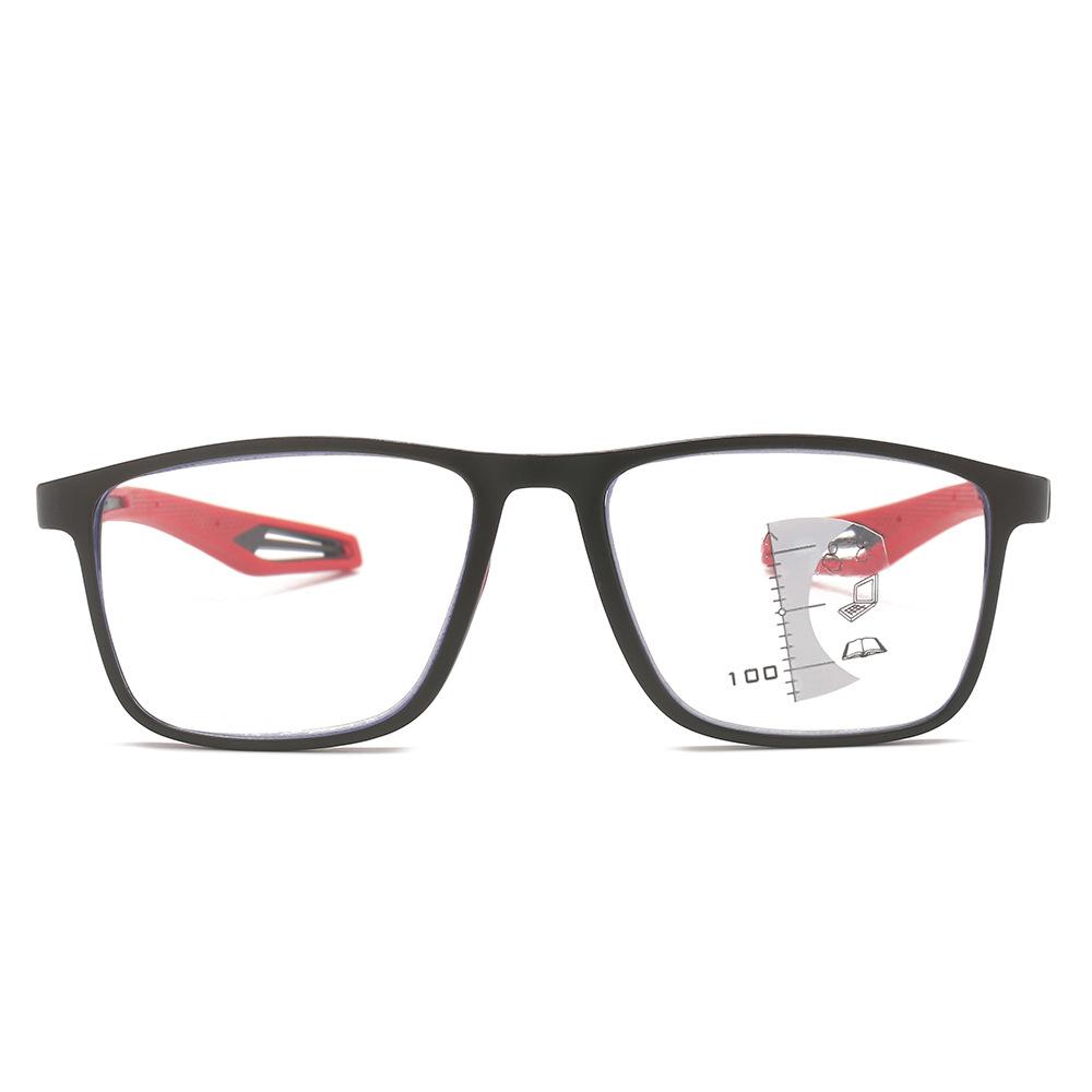 Fashion Anti-Blue Reading Glasses Men'S High Definition Reading Glasses Sports Reading Glasses Multi-Focus Far And Near Dual-Use