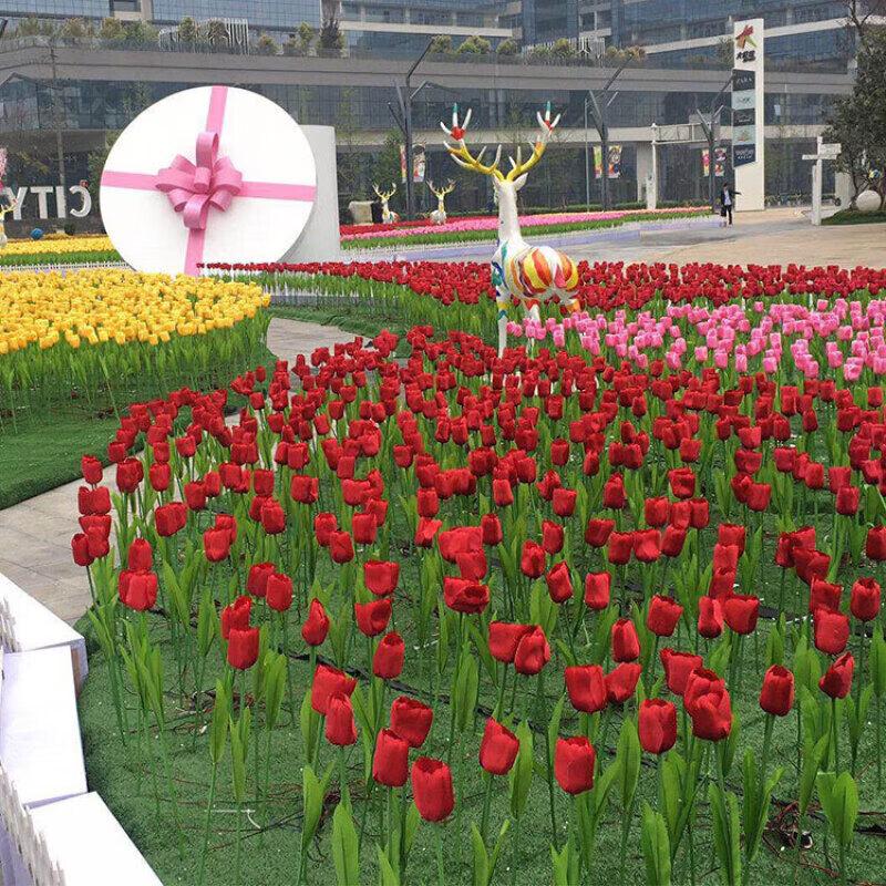 Beigong 2W LED Tulp Buiten Tuinpaal Lichten (70cm, Pak van 20)