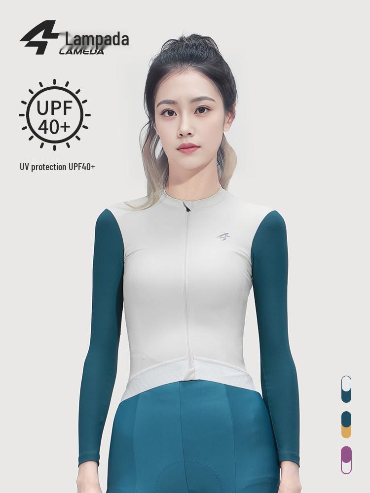 

Женская быстросохнущая велосипедная майка Lampada - Весна 2024 Дышащий топ с коротким рукавом Small