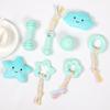 Cross-Border Pet Chew & Teaser Toy for Dogs & Cats – Teething, Training, Amusement: Small Dog Cloth Rope Knot.