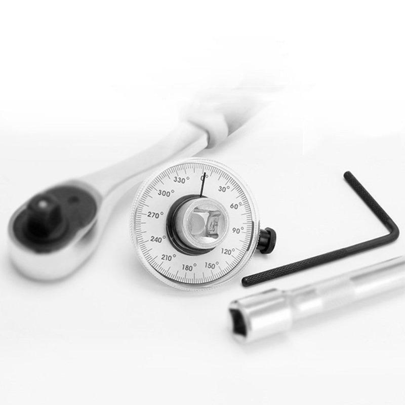Torque Wrench Torque Meter Dial Meter for Precision-Angular Tightening Adjustable Angle Measuring Tool Auto Service Equipment
