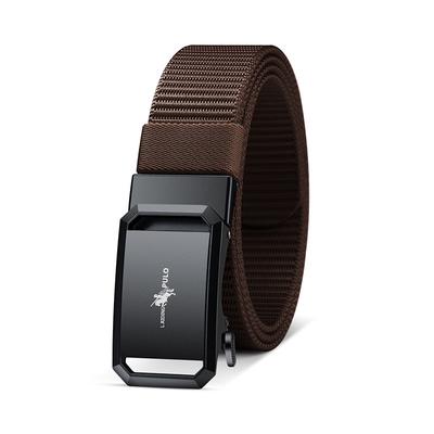 Men's Canvas Business Automatic Buckle Durable Casual Young People High-end Nylon Belt High-end Light Luxury Classic