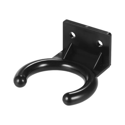 Gancio per microfono wireless Supporto per montaggio a parete per microfono Morsetto a gancio Materiale plastico Nero