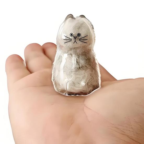 5Pcs Hair Memorial Storage Bottle Cat Cat Locket for Storing Fur