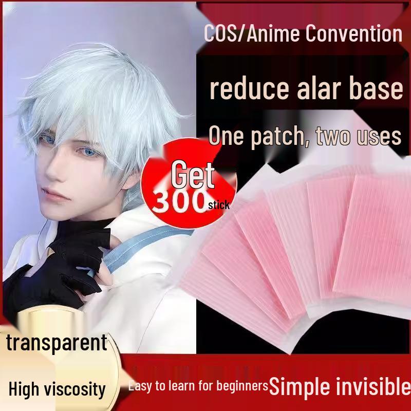 Unsichtbares Konturieren Doppellid- & Nasen-Sticker (150 Stk) für Cosplay-Anfänger