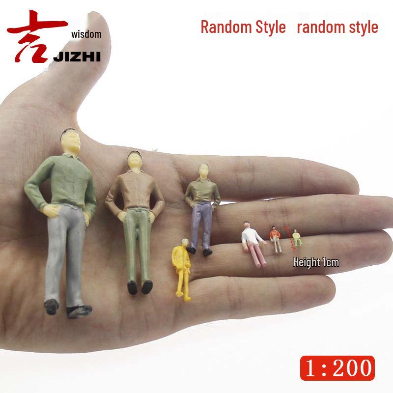 Architectural Sand Table Model Figures: Colored Miniature People & Railway Workers