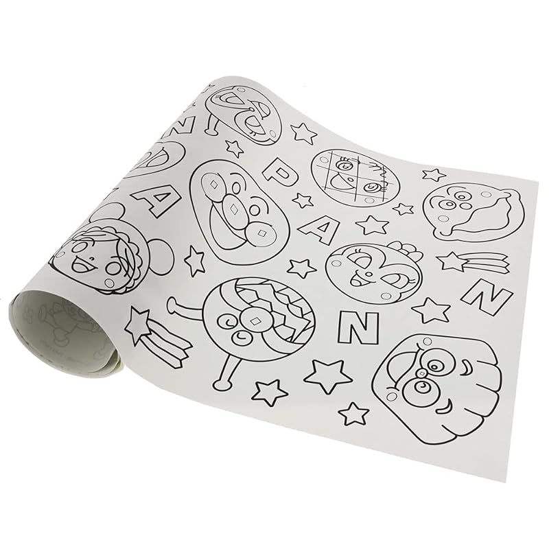 Sunstar Stationery Stick-on Roll Coloring Book: Anpanman 8120010A