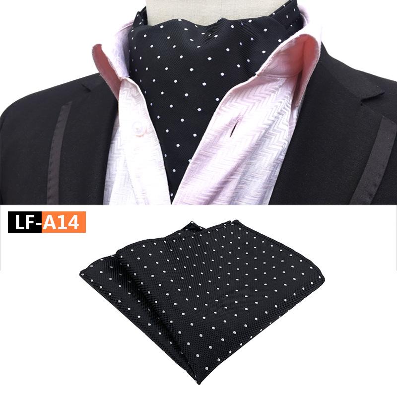 Men's Polyester Retro Tie, Scarf, and Pocket Square Set