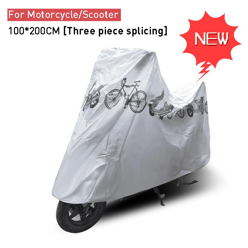 

Новый чехол для мотоцикла, электромобиля, велосипеда, всесезонный, водонепроницаемый, пылезащитный, солнцезащитный, с защитой от ультрафиолета, для улицы и дома, дождевик