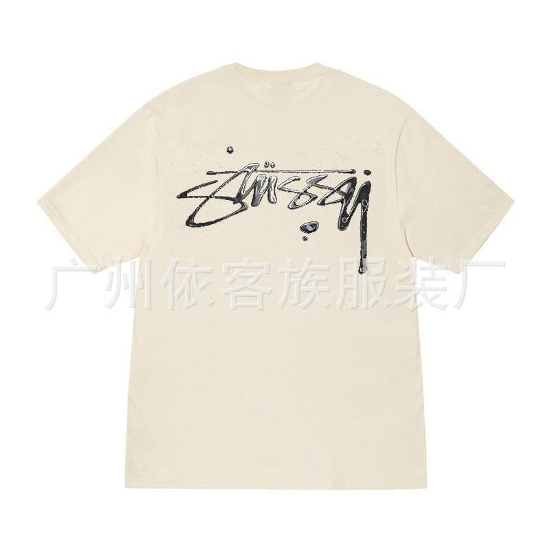 Camiseta de Algodón Streetwear para Hombre y Mujer Corte Holgado Manga Corta Camiseta Gráfica Casual Unisex Cuello Redondo
