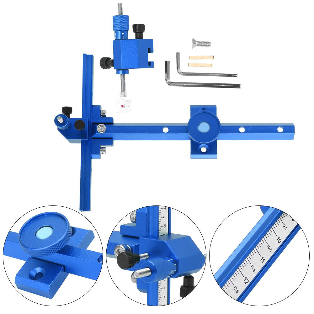 Aluminum Alloy Archery Bow Arrow Sight for Recurve Bows with Scale Shooting Hunting Accessoryblue