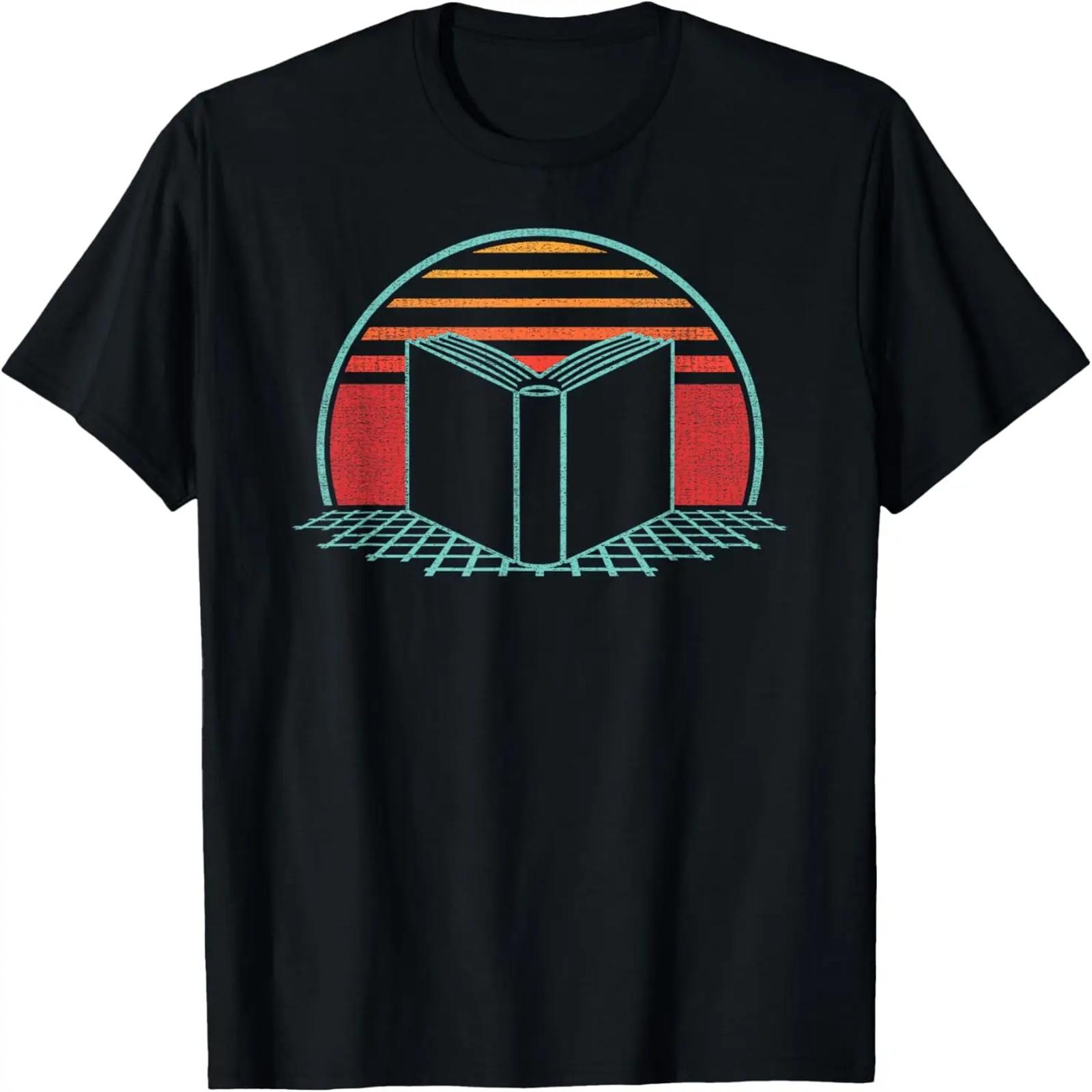 

Reading Book Lover Retro 80s Style Bookworm Librarian T-Shirt XXXXXL чёрный