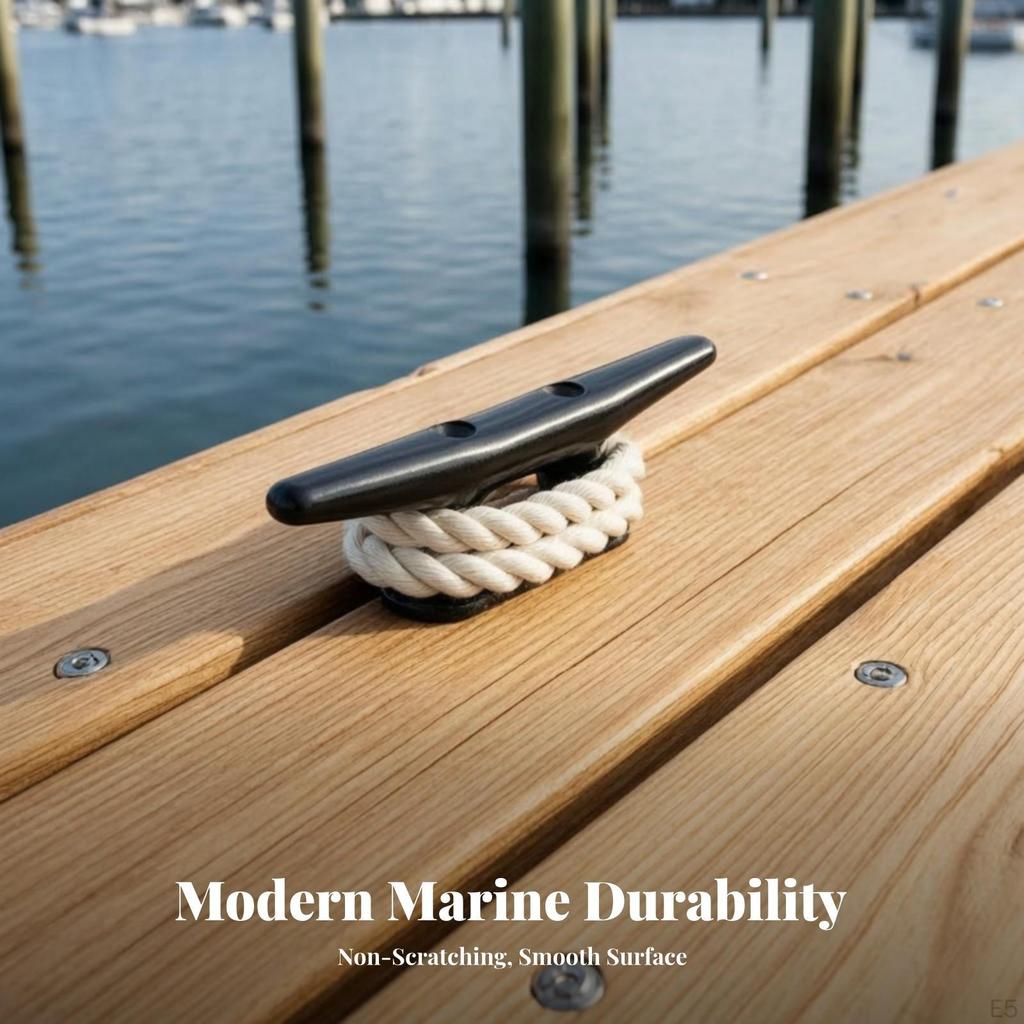 Lightweight Boat Cleat | RustResistant Construction, Molded OnePiece Design, Dock Cleat, for Boats 3