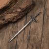 Viking Style Sea Wave Rune Sword Hairpin – Retro Norwegian Party Jewelry