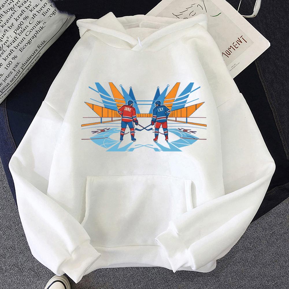 Heated Rivalry Hockey Hoody Jane & Lily Fan HOODIE Manga Style High Quality for Autumn/Winter Sweatshirt with Hooded Fleece