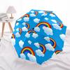 1pc Rainbow, Clouds Automatic Umbrella - Automatic Opening And Closing, Sturdy Iron Frame, Portable Folding Design Yy251018129
