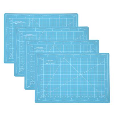 4ks řezací podložka A5 Sky Blue Model Cut Pad Papír Gumové razítko Gravírovací deska