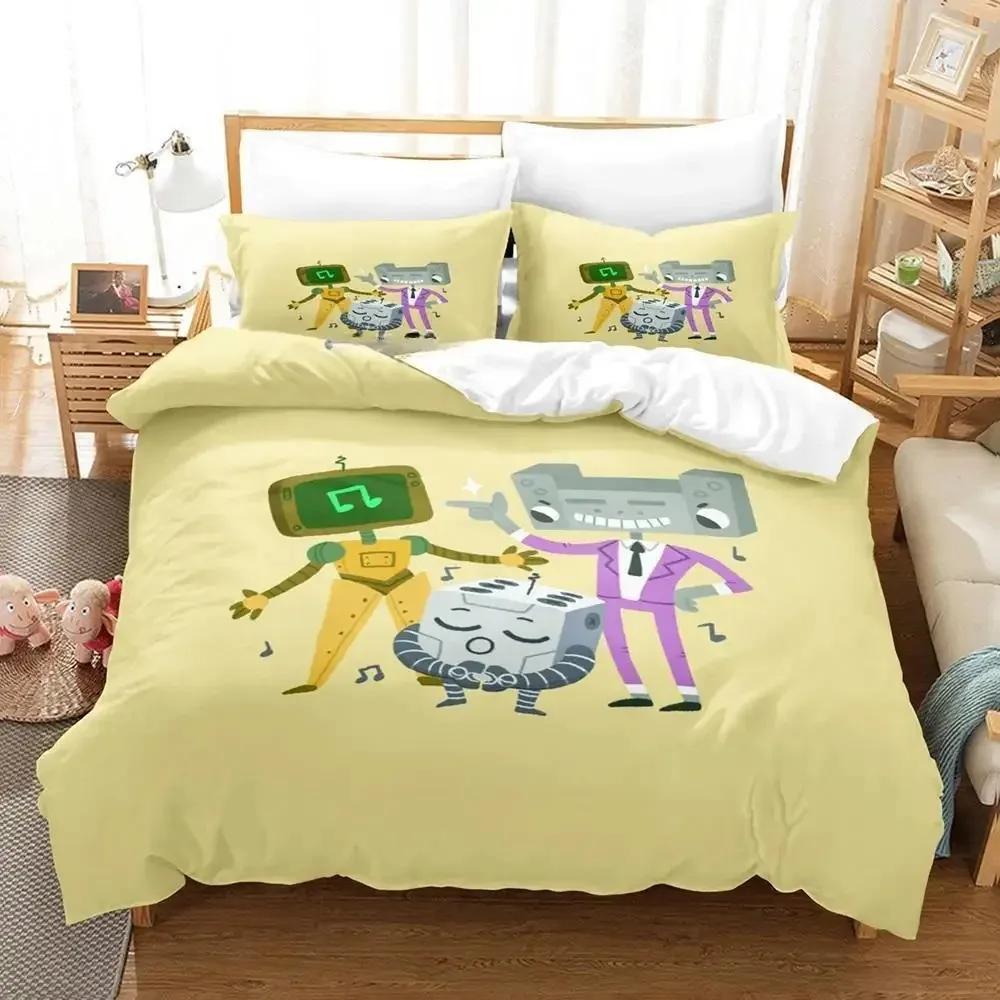 

Comforter Dicey Dungeons Bedding Set Single Twin Full Queen King Size Bed Set Adult Kid Bedroom S 3D Anime Bed Comforter (quilt)-EU Single(135*200cm)3pcs
