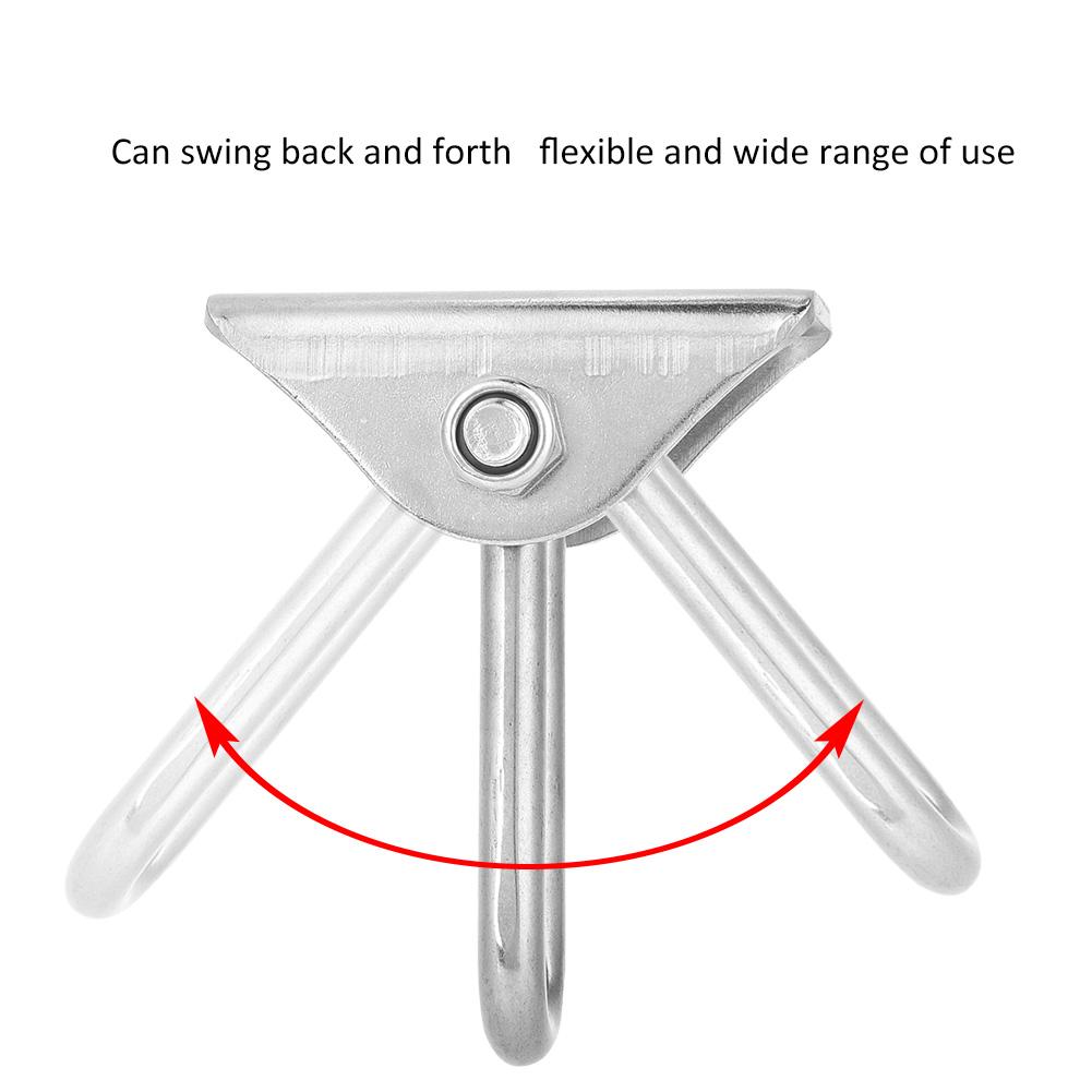 Stainless Steel U Type Suspension Swing Hanger Hook Fixed Plate Hammock Hanging Chair Accessory