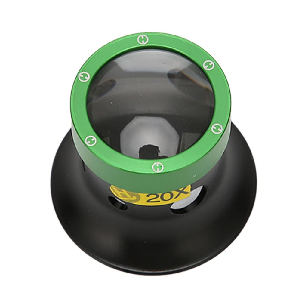 Jewelers Eye Loupe Magnifier 20X Good Transparency High Hardness Magnifying Glass for Watch Jewelry