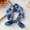 Fashion Women Printing Cotton Linen Small Square Scarf Scarf Women's Versatile Paisley Scarf Head Band Hair Accessories