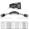 Stainless Steel Swim Fin Strap for Diving and Snorkeling with Adjustable Buckles, Steel Flippers Strap for Water Sport
