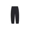Li-Ning Solid Color Letter Print Casual Loose Drawstring Running Knit Sweatpants Men Bottoms Black AKLS821-1
