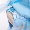 Long Cloak Dress Blue Sequin Dress For Girls Star Christmas Cosplay Princess Party Girls Dress Party Cosplay Costume Dresses