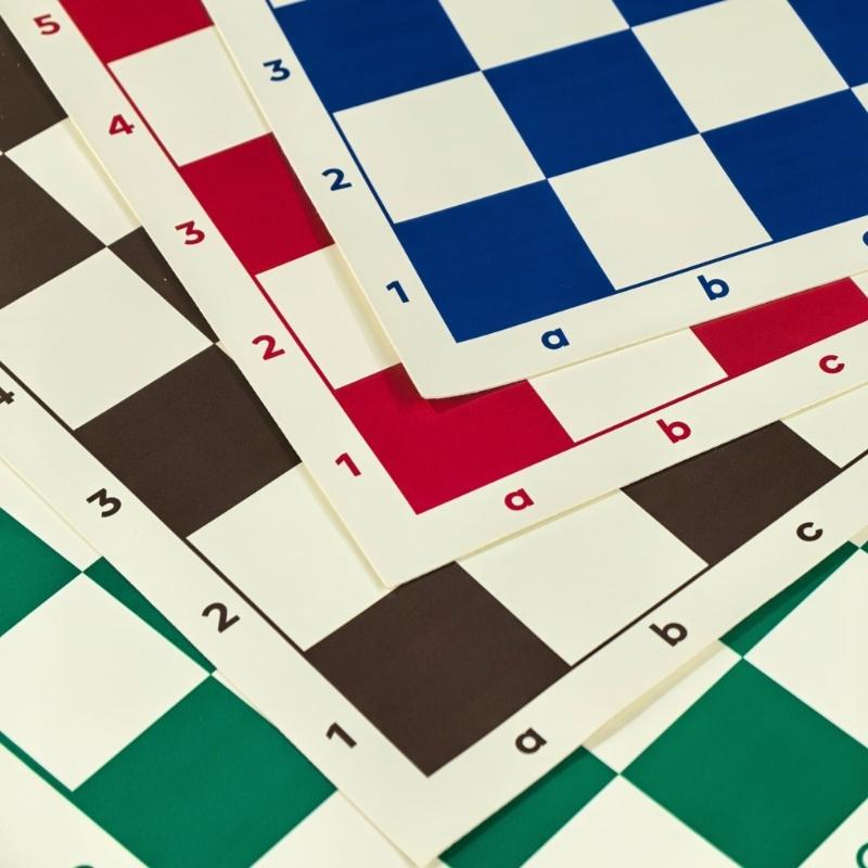 Scacchiera da Torneo in PU Leggera Portatile Arrotolabile Scacchiera Morbida Antiscivolo Tappetino per Scacchi da Viaggio Universale