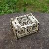 DIY 3D Treasure Box Wooden Puzzle Game Assembly Gift Gift Adult Building Block Jewelry Box