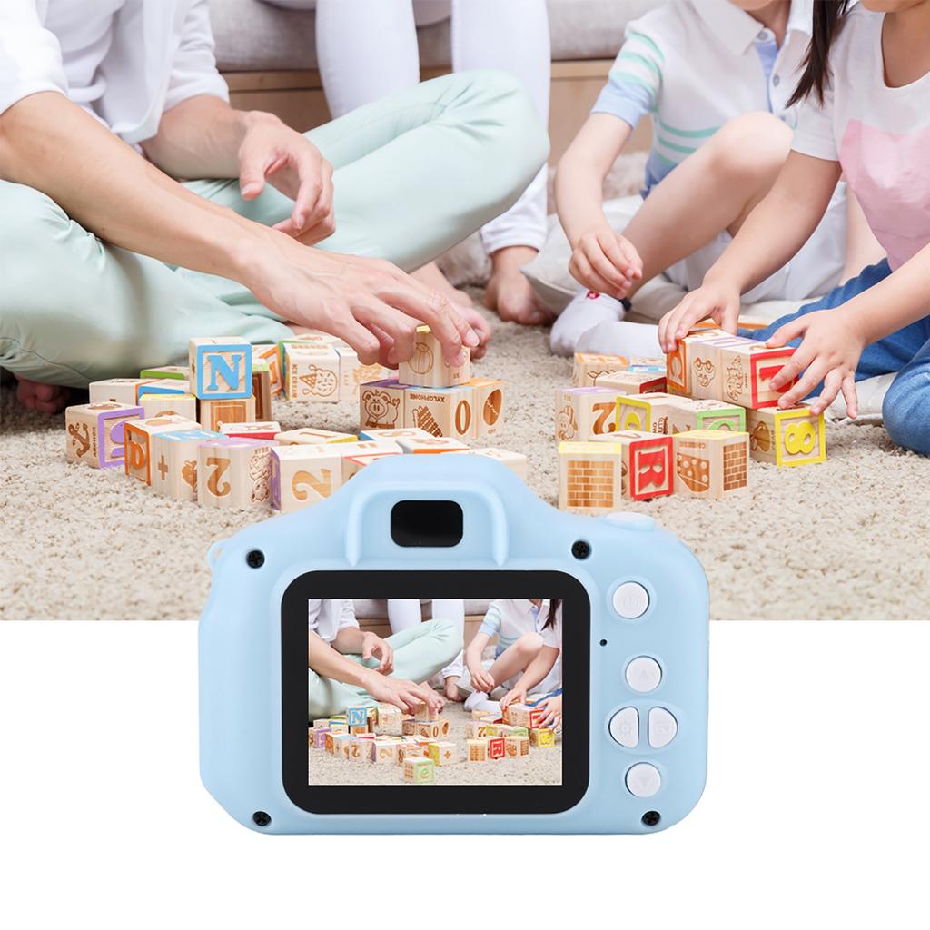 X2 Mini Portable 2.0 Inch IPS Color Screen Children's Digital Camera HD 1080P Camera(Pink)
