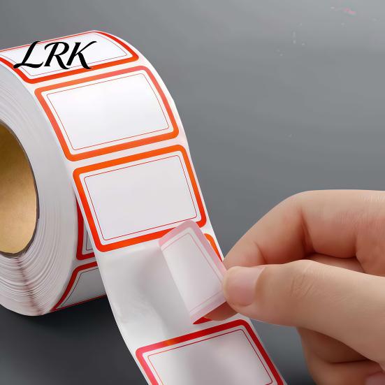 Office Organization Labels 500 Pcs Label Stickers, Color Coding Self-Adhesive Name Tags, Waterproof Neat Edge Stickers Removable for Handwriting File