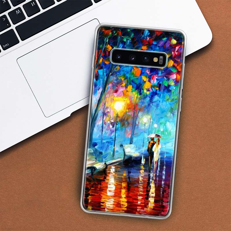 Van Gogh Olejomalba Pouzdro na telefon Pro Samsung Galaxy M21 M12 M31S M32 M51 M52 Note 20 Ulte 10 Plus 9 8 J4 J6 + J8 M11 F52 F62