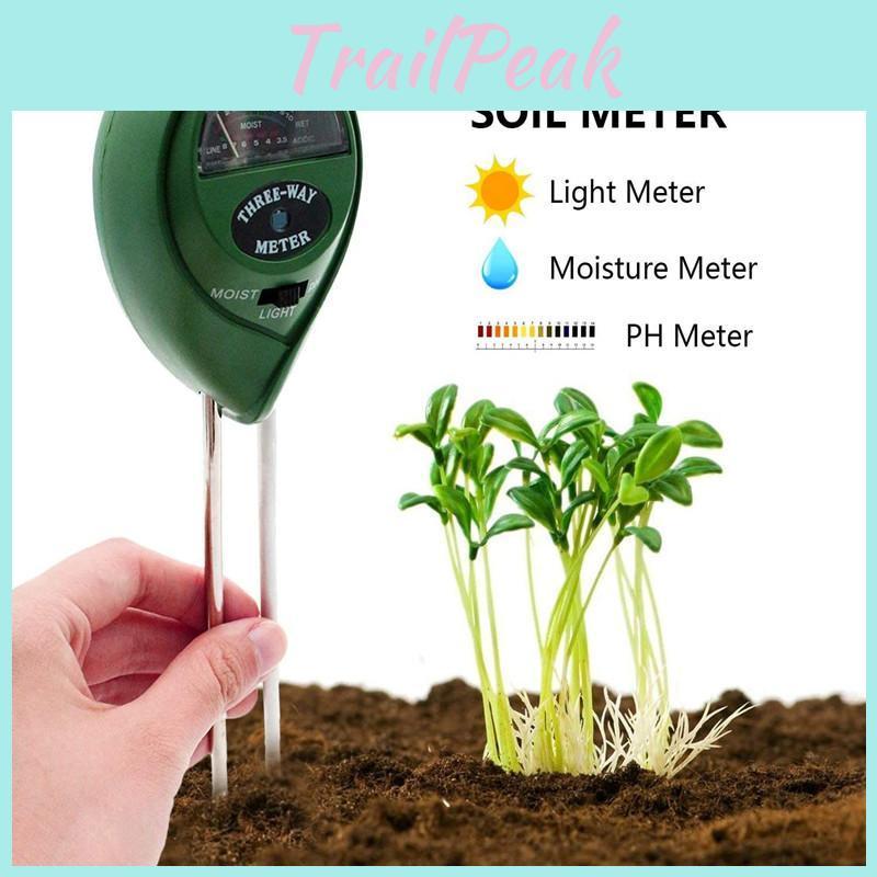 Handheld 3in1 For Soil Meter Light Moisture And Ph With Dual Probes