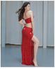 Sensual Sequined Belly Dance Costume - 2025 New Oriental Dance Long Dress Set