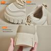 2025 Spring Korean Style Women's High-Top White Sneakers with Thick Soles - Street Style KT12261.