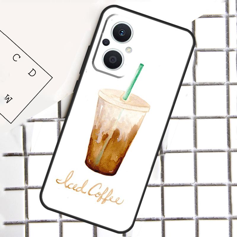 

Чехол для телефона с рисунком Кофейная винная чашка для OPPO Reno 8T 7 8 Lite 14F 14 13 12 11 F 10 Pro OPPO Find X8 X6 X5 Pro OPPO Find X5 Pro