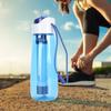 750ml Water Filter Bottle Activated Carbon Fiber Filter Portable Water Filter Bottle for Outdoor Spo