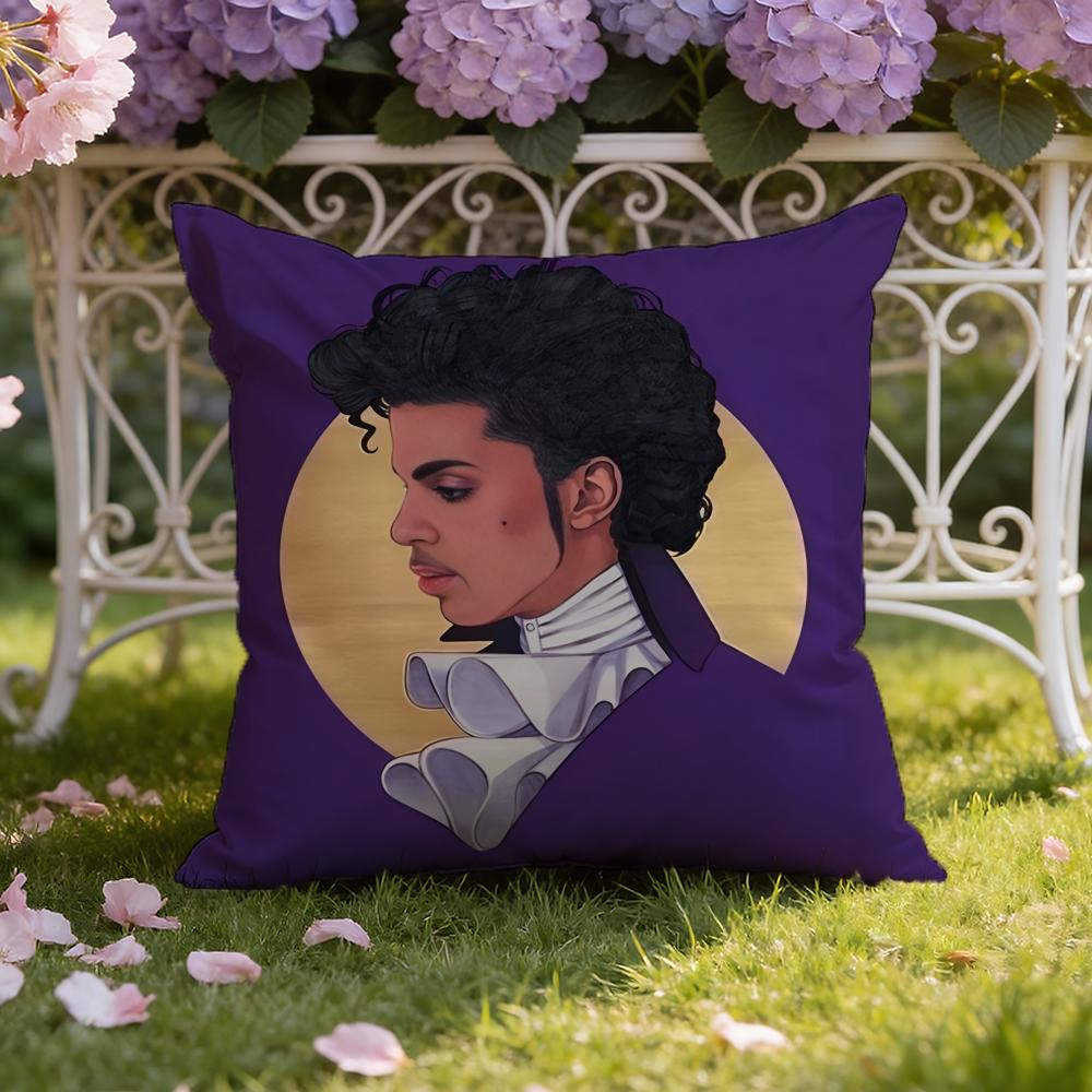 Funny P-Prince Singer Cushion Cover Home & Car Dual-Scene Pillow Cover: Reversible for Premium Comfort