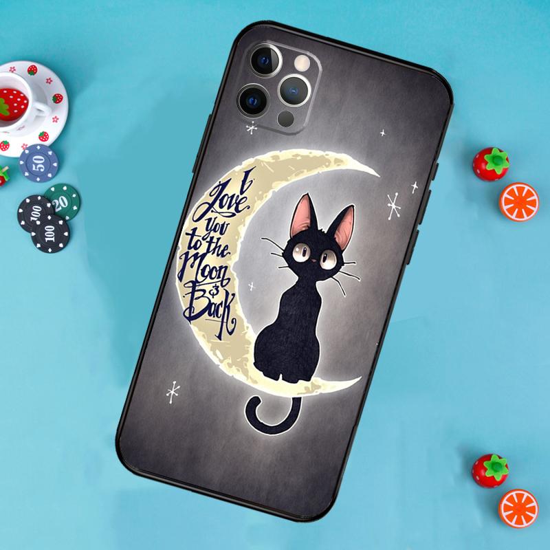 Love You To The Moon And Back Art Phone Case For iPhone 17 Air 13 16 15 11 12 14 Pro Max 13 12 mini 15 16 Plus 16e Cover Funda