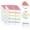 100Pcs Food Recording Labels Contents and Date Water Resistant Waterproof Stickers Spice Jar