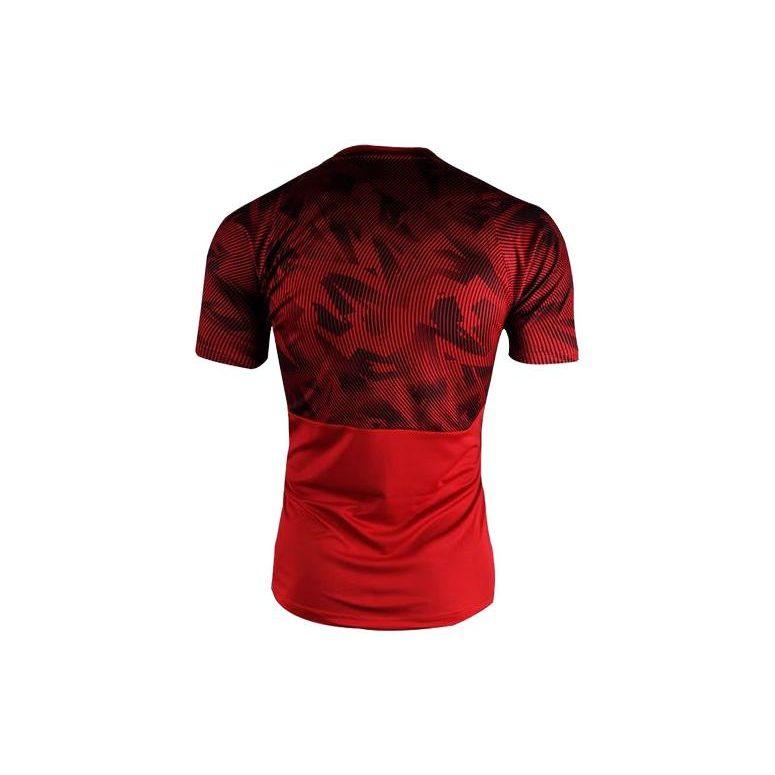 Puma Milan Acm Training Letter Print Color Block Short Sleeve T-Shirt Men Tops Red 756141-01